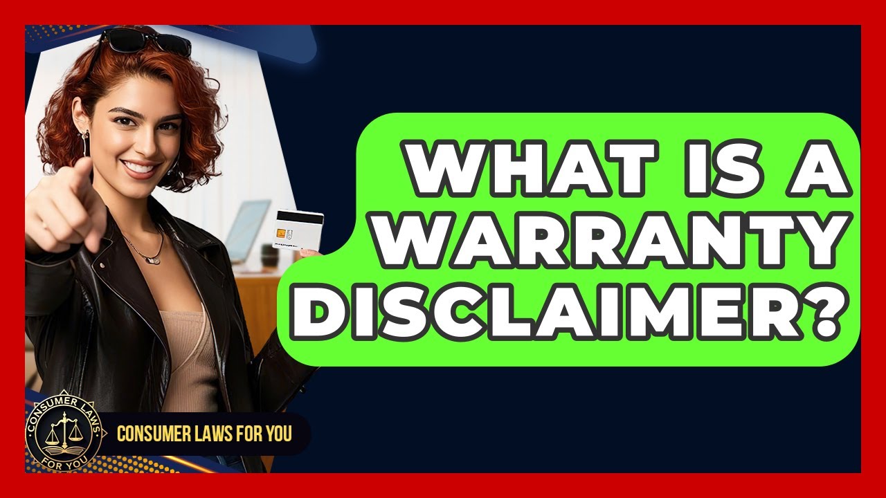 What Is A Warranty Disclaimer? - Consumer Laws For You