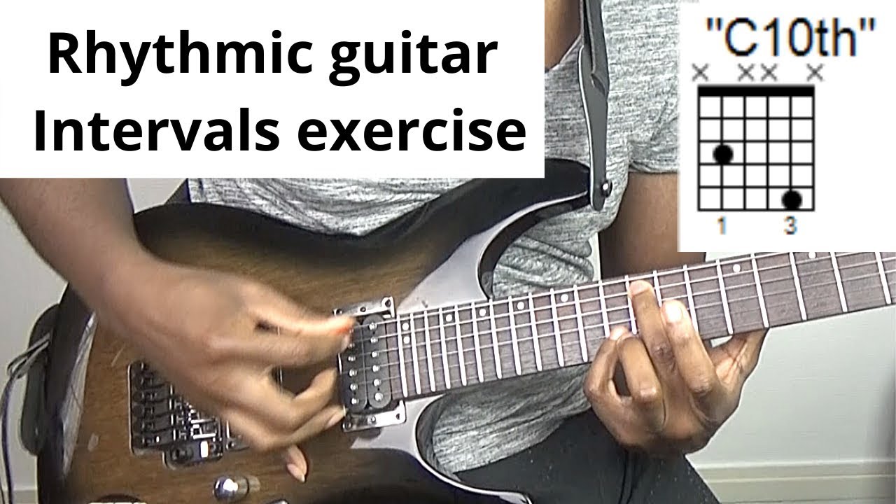 How I practice guitar intervals Rhythmic guitar exercise YouTube