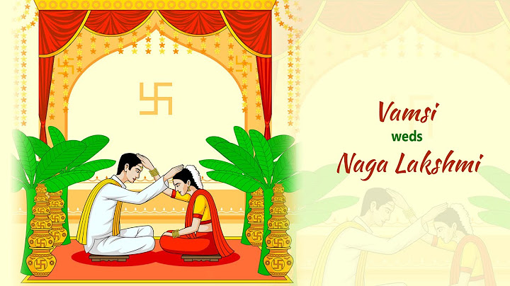 Vamsi weds Naga Lakshmi