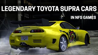 Legendary Toyota Supra Cars in NFS Games (2003-2006)