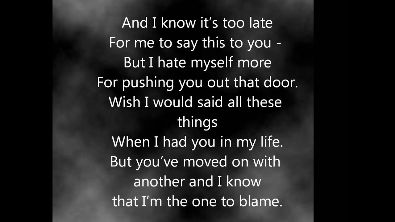 maybe I'm the one to blame💔