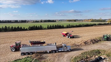 Chasing the combine!