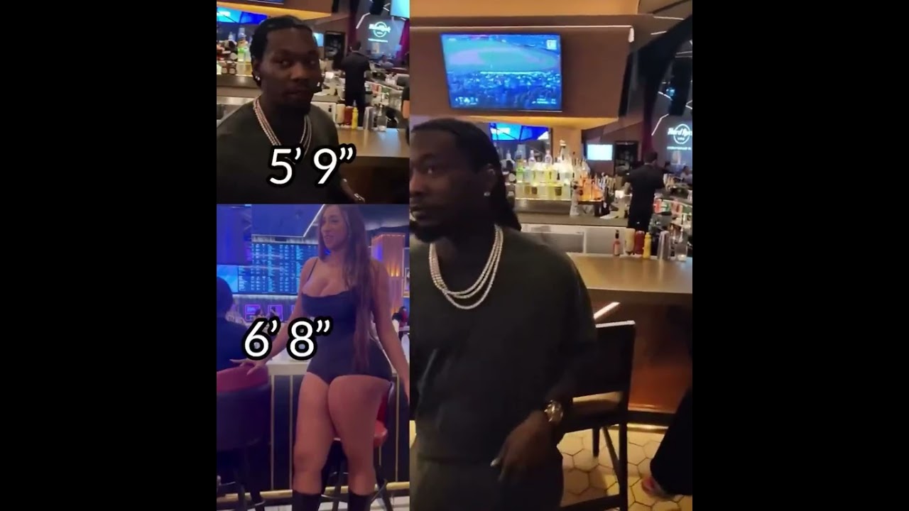 OFFSET Caught chatting with a 6’8” Instagram influencer 👀🤣 