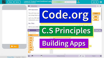 if else if and Conditional Logic Lesson 9.10 Tutorial with Answers Code.org CS Principles