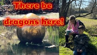 Hunting Dragon Eggs At Enys Gardens, Penryn Cornwall! | Easter Egg Hunt.
