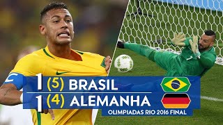 GOLAÇO de falta de Neymar na alemanha e Brasil é medalha de ouro  - FINAL olimpíadas 2016 COMPLETO screenshot 5