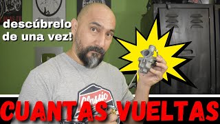 ¿Se CARBURA una Moto 'contando' Vueltas??? la VERDAD de la Carburación  correcta y como NO hacerla