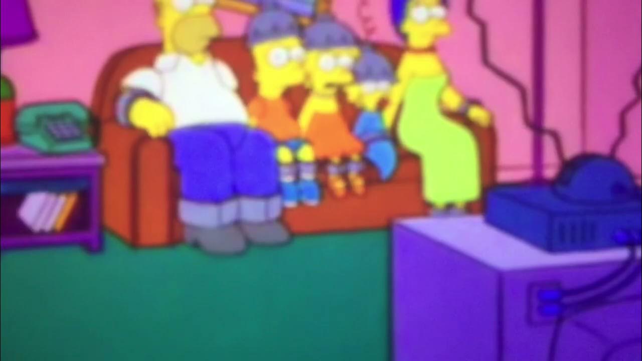 The Simpsons treehouse of horror horror vlll opening high pitch YouTube
