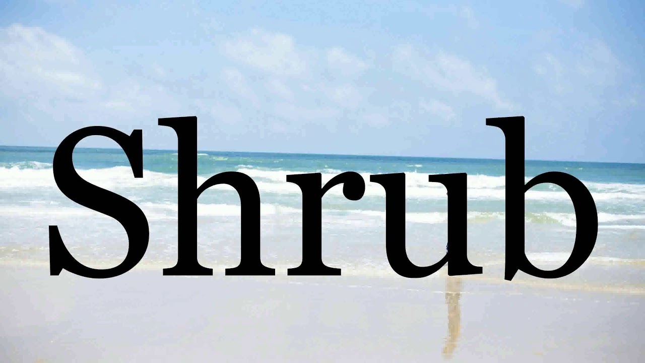 How To Pronounce Shrub🌈🌈🌈🌈🌈🌈Pronunciation Of Shrub YouTube