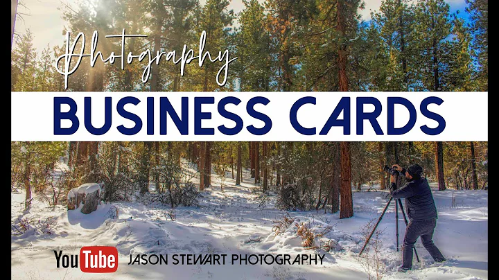 HOW TO CREATE Photography Business Cards
