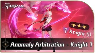 Knight 1 Auto E1 Evanescia Main DPS | Anomaly Arbitration | HSR 4.6