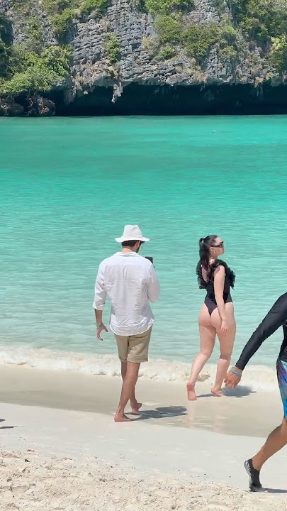 🇹🇭Summer day on Maya Island, the most beautiful beach in Thailand🔥#travel #mayabeach #swimming