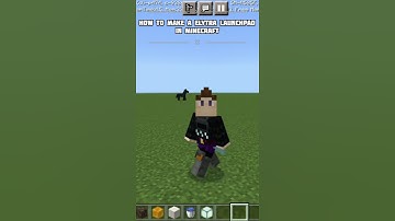 How to make a elytra launchpad in Minecraft!! #minecraft #shorts