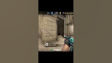 200 IQ BIG CLAN Dust2 Long A Door Jump Spot Bait Trick CS:GO #Shorts