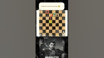 brilliant move but why#topchess#chess#gothamchess#brilliantmove #chessbrilliantmoveexplained