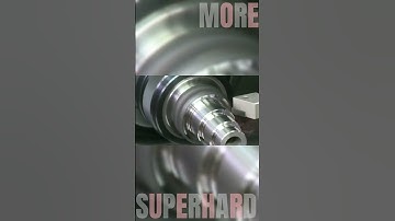 CBN inserts for high speed machining of super hard steel (HRC63)