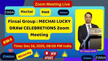 Finsai Group : MECHAI LUCKY DRAW CELEBRETIONS Zoom Meeting