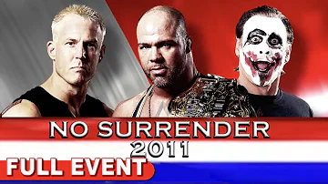 No Surrender 2011 | FULL PPV | Mr. Anderson vs. Kurt Angle vs. Sting For The World Heavyweight Title