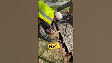 Quick trick, no more honeycombs on concrete #concrete ￼