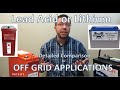 Lead Acid / AGM vs Lithium for Off Grid Solar - Pros and Cons  Part 2 of 2