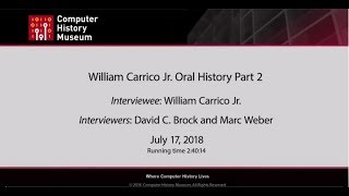 Oral History of William Carrico Jr. Part 2 screenshot 2