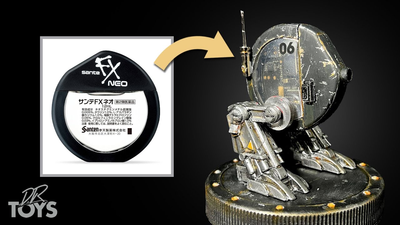 I Made A Robot From An Eye Drop Bottle & Final Faction Parts