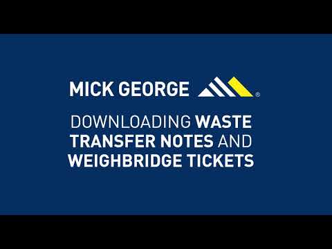 Downloading Waste Transfer Notes & Weighbridge Tickets