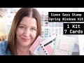 SSS Card Kit Spring Windows | 1 Kit - 7 Cards