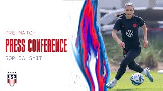 TRAINING CAMP PRESS CONFERENCE: Sophia Smith