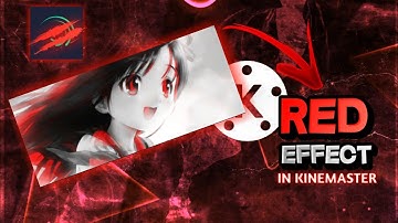 Red effect in video | Kinemaster editing | without alightmotion