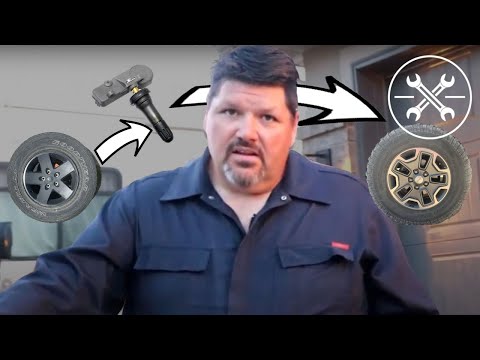 How to Remove and install TPMS Jeep wrangler tires