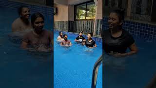Pool Vibes Only 💙#pool #goa #cousins #shortvideo #malayalam #dancevideo #swimmingpool