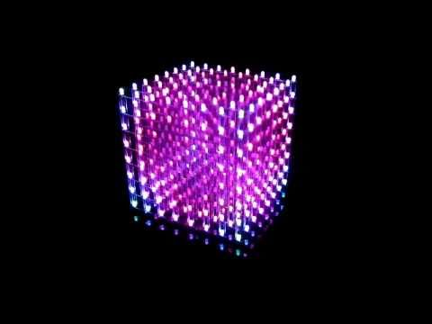 My Music Cube ( 3D RGB color LED Cube 8x8x8 )