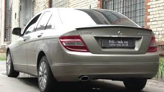 Спортивный выхлоп на Mercedes C200 Kompressor W203 2007 года