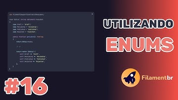 Como trabalhar com Enums no Filament v3  (tradução pt-BR) #laravel #livewire #filament #jetbrains