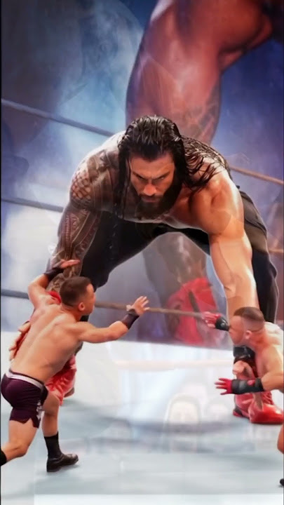 Roman Reigns 😂 and Brock Lesnar 😰