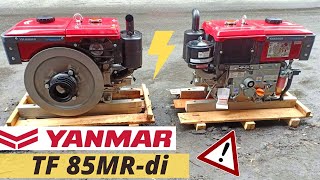 Unboxing Review Yanmar TF 85 MR-di Diesel Engine Motor Disel Radiator Mesin  desel Tutorial Test