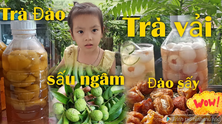 Cách bảo quản trái cây ngâm đường