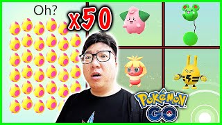 I Hatched 50 7KM New Year Eggs, And The MOST INSANE THING Happened! - Pokemon GO