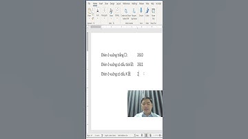 Đánh dấu Tick trong Word