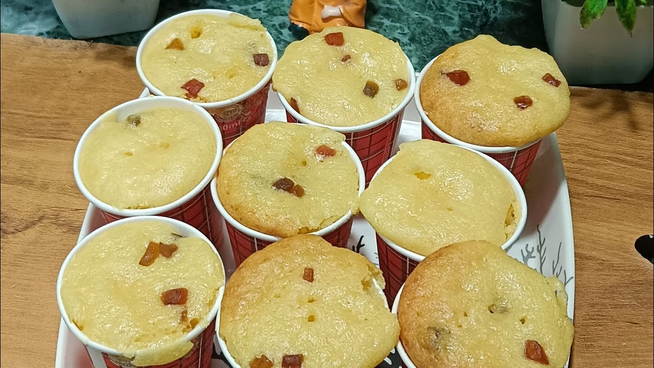 Soft Custard Muffins Recipe | Bakery Style Muffins at Home