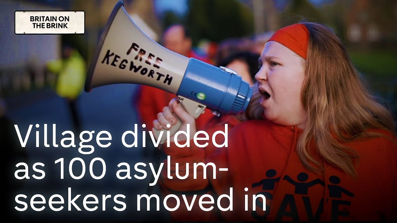 The UK village divided by asylum seeker arrivals