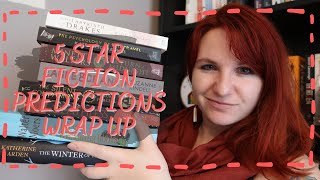 5 Star Fiction Predictions Wrap Up | Round Two | a super successful list!
