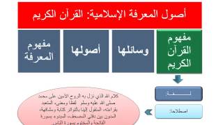 أصول المعرفة الإسلامية - جزء 1,Actifs de connaissances islamiques - partie