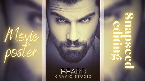 Movie Poster in Snapseed | Movie poster | Snapseed movie poster editing | Poster design | Snapseed🔥🔥