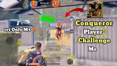 Conqueror Player Against Me 1v1 🥶 ||