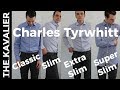 4 coupes compares  chemises habilles charles tyrwhitt super fines  essayage classique