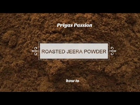 How to make roasted cumin powder at home| East and Quick Method  of Cumin Powder | Priya&rsquo;s Passion