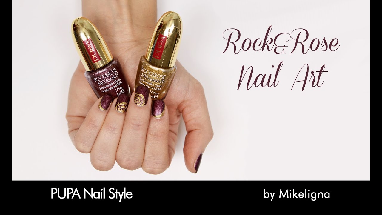 Rose #NailArt by Mikeligna | PUPA Nail Style