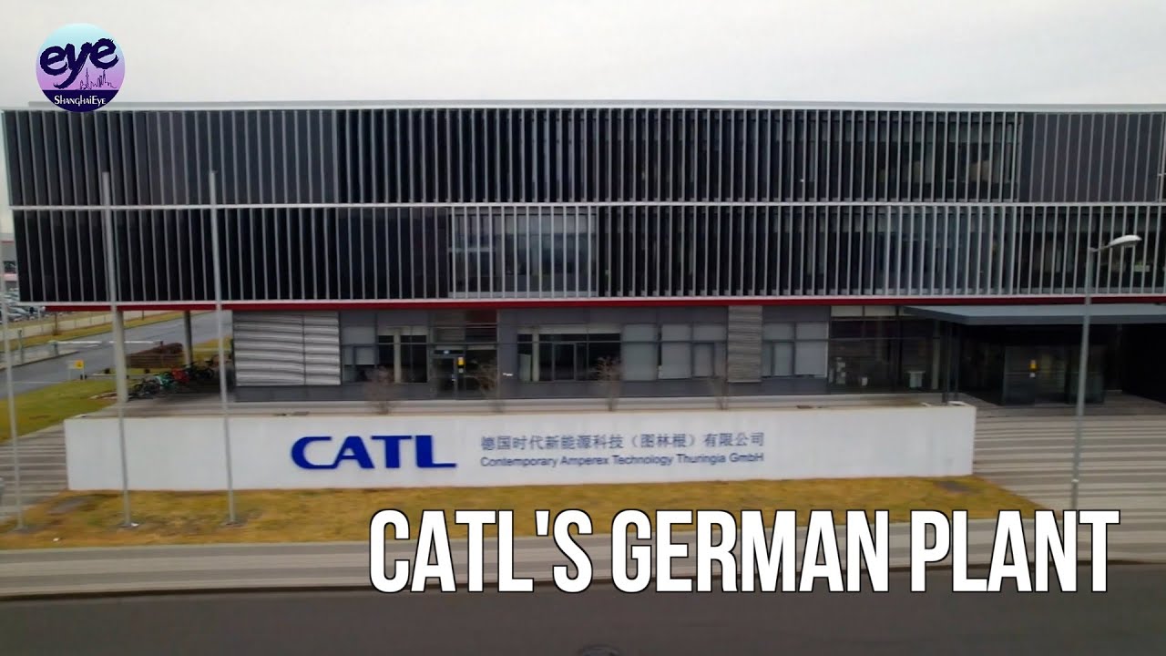 German plant of Chinese battery giant CATL helps fuel Europe's EV push ...